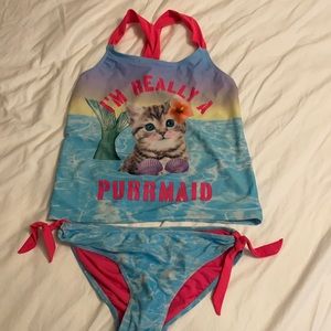 Justice tankini size 12.5